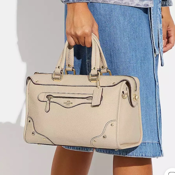 Coach Millie Satchel 
Gold/Ivory
NWT - Picture 15 of 16